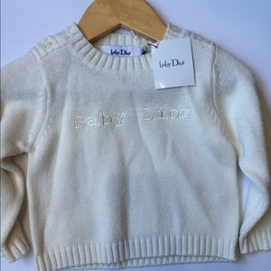 Baby Dior sweater NEW with tags